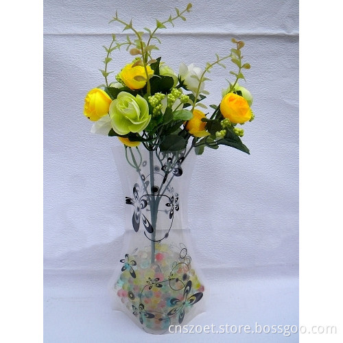 Plastic Vase, with Customized Printing
